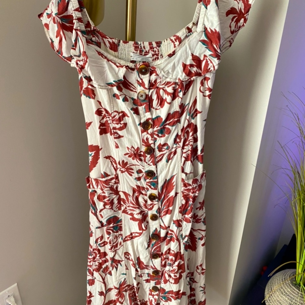 Anthropologie floral dress size 0-4